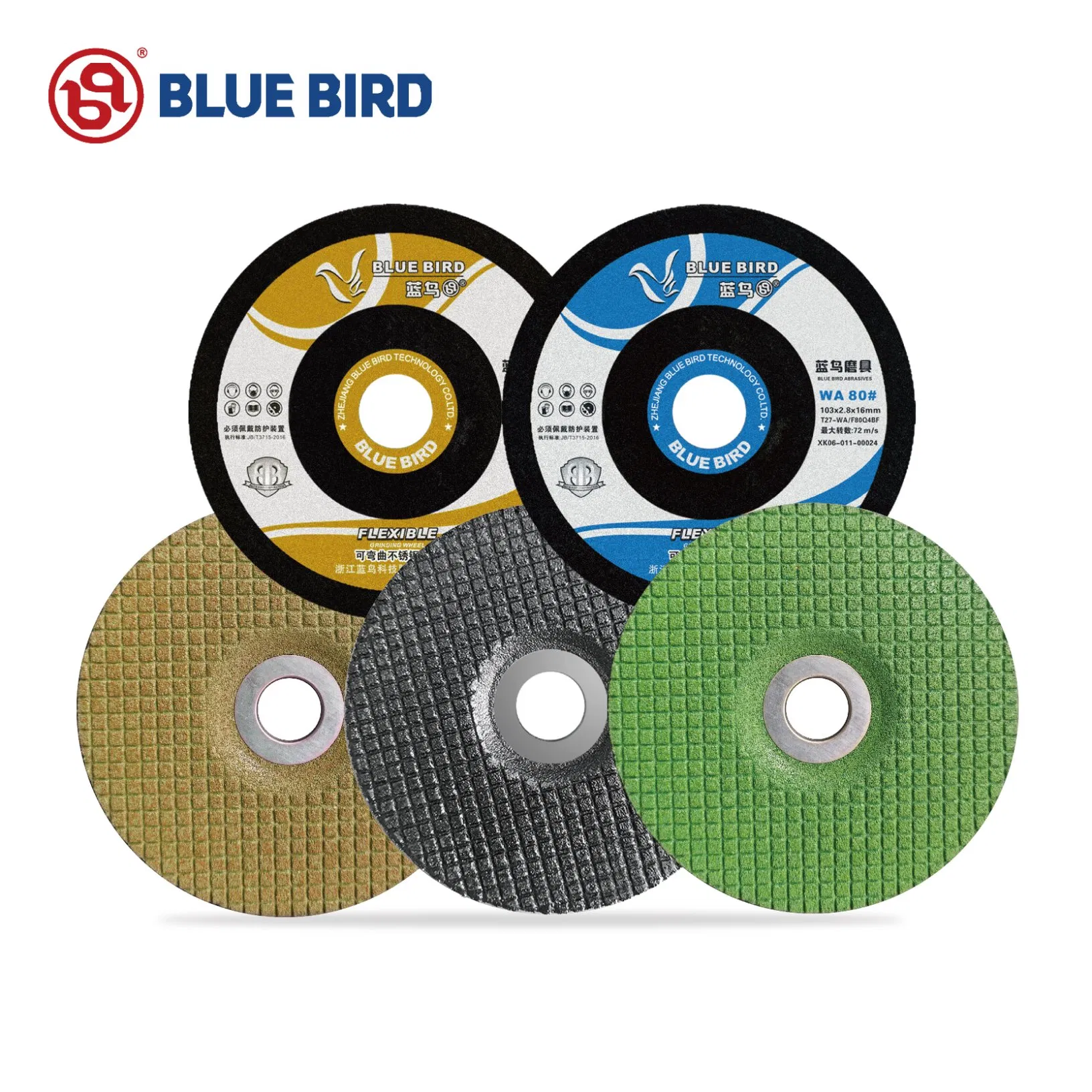 China Supplier 4 Inch Flexible Cutting Wheels for Stainess Steel and Iron Metal Wa80