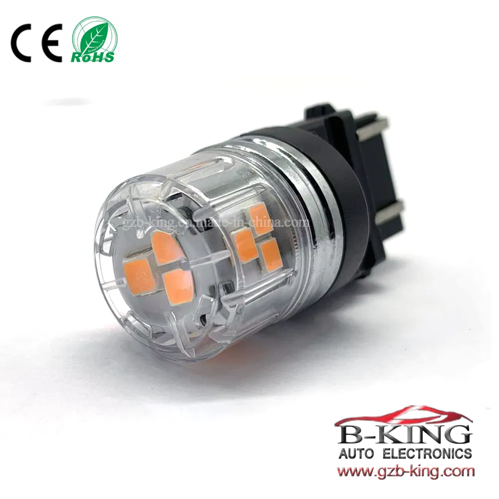 Светодиодная лампа 3157 для поворотников, желтый