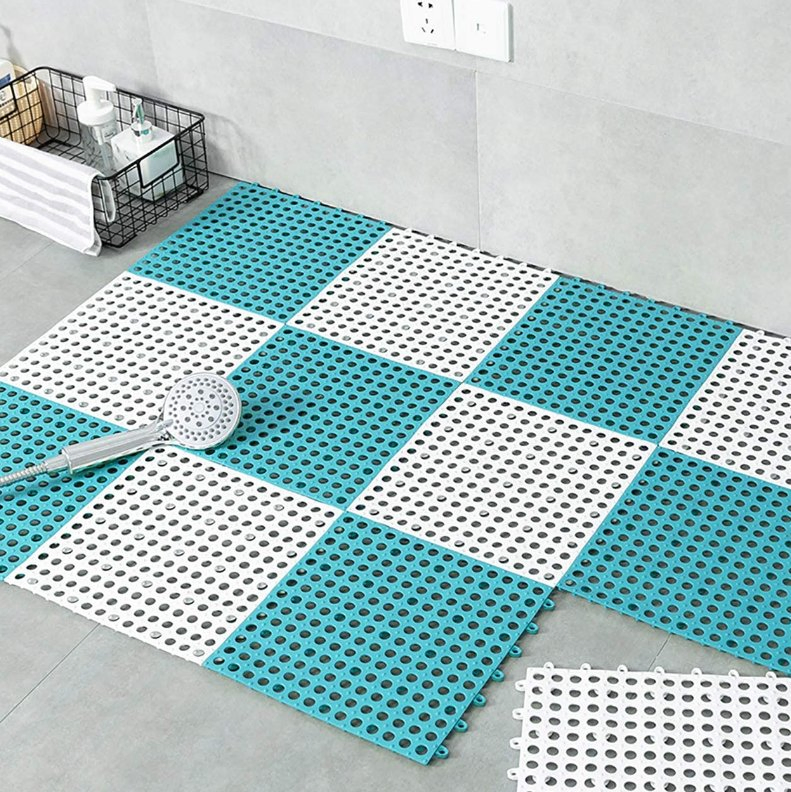 Premium PVC Round Hole Bathroom Deck Mat for Yachts