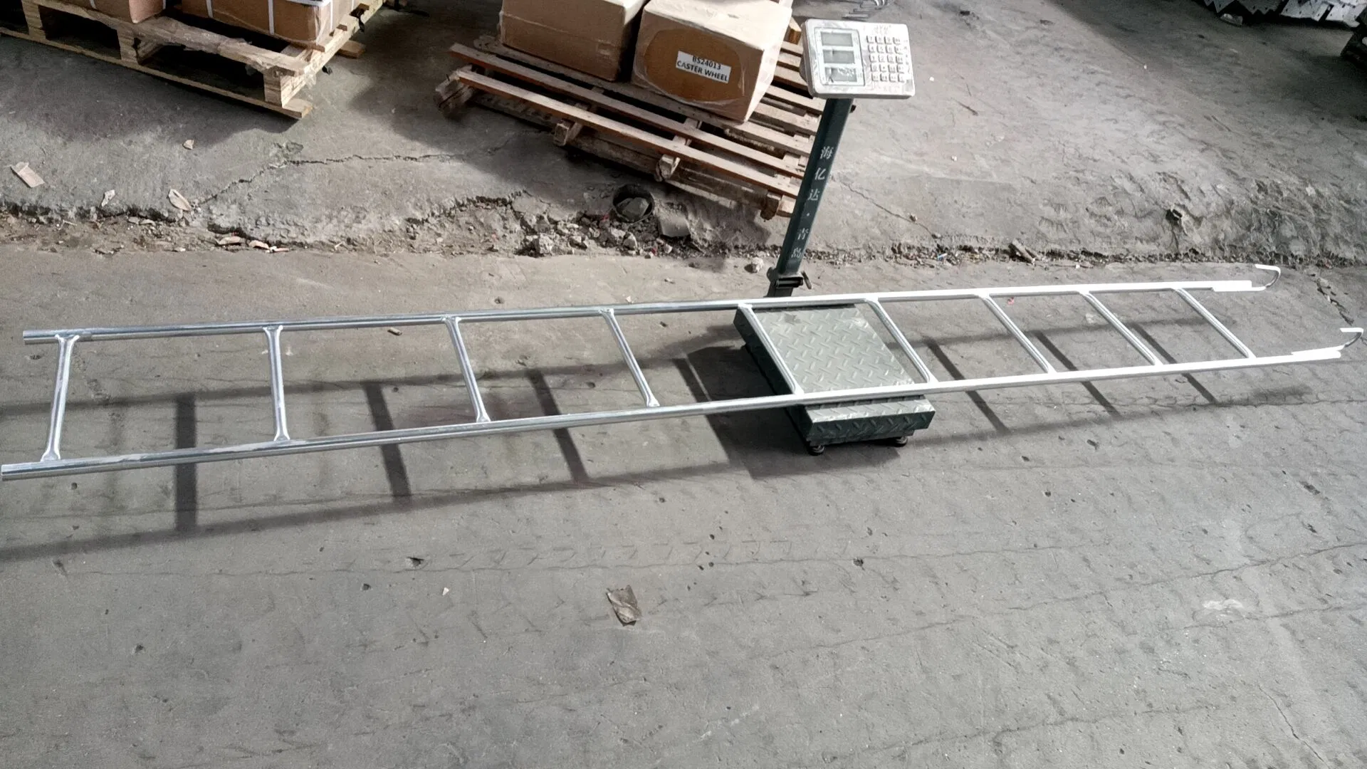 Construction Scaffolding Scaffold Galvanized Steel Climb Monkey Ladder with Hooks Climbing Stair Case