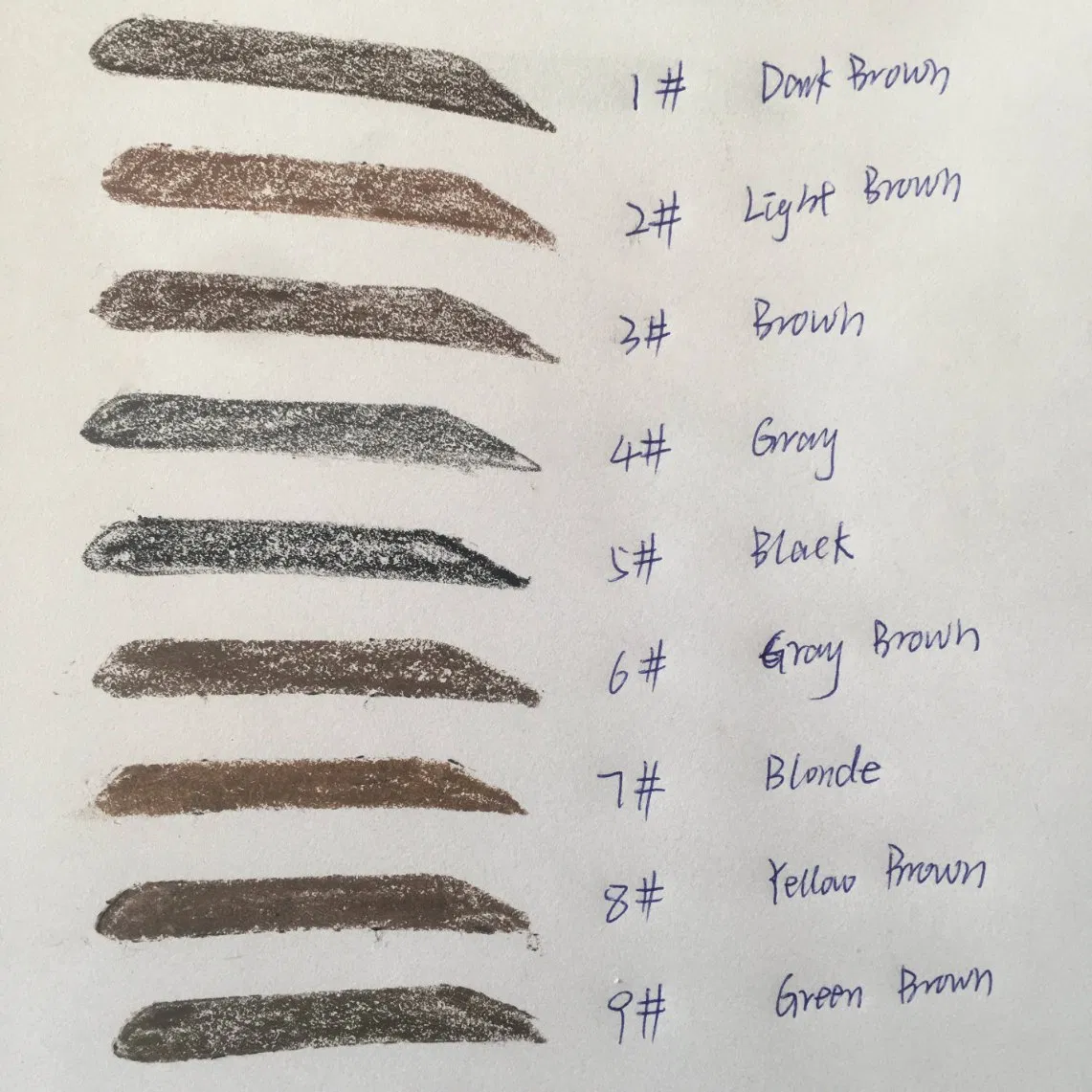Long Lasting OEM High Pigment Ultra Thin Vegan Eyebrow Pencil