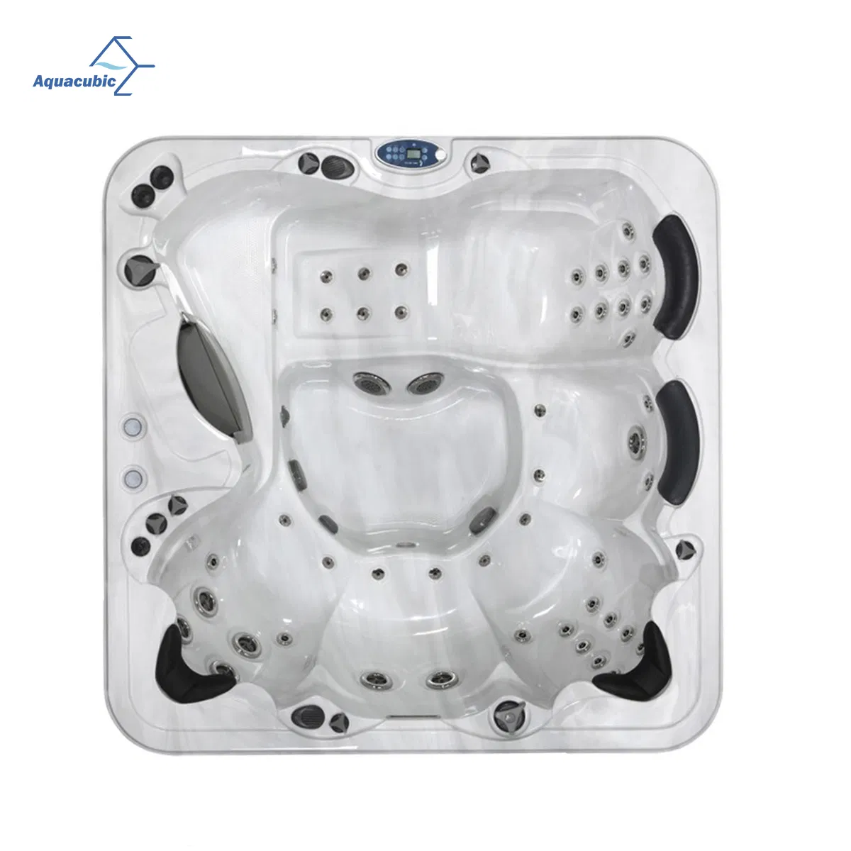 Акриловая джакузи для 5 человек с массажем и подогревом