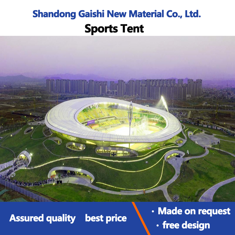 Waterproof Fire Resistant Large Steel Structure Outdoor Sports Tent for Tennis Court