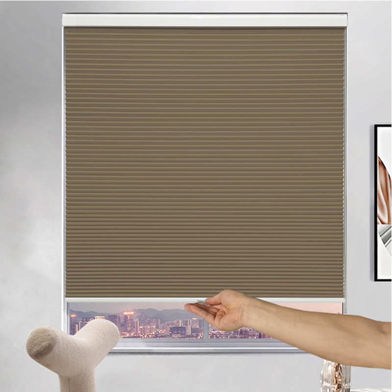Factory Modern Window Blackout Cordless Cellular Fabric Hotels No Drill Honeycomb Blinds