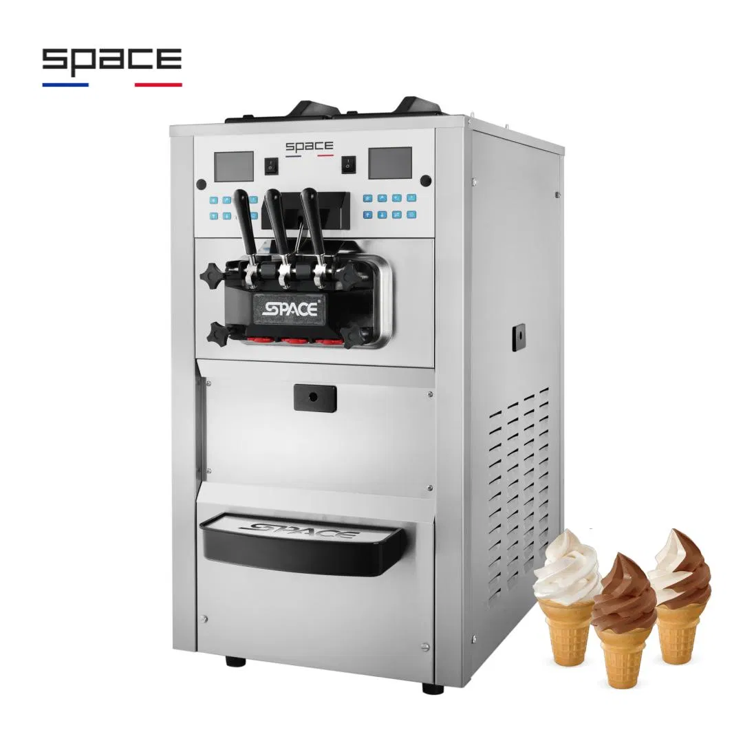Big Capacity 3 Nozzel Commercial Soft Serve Ice Cream Machine