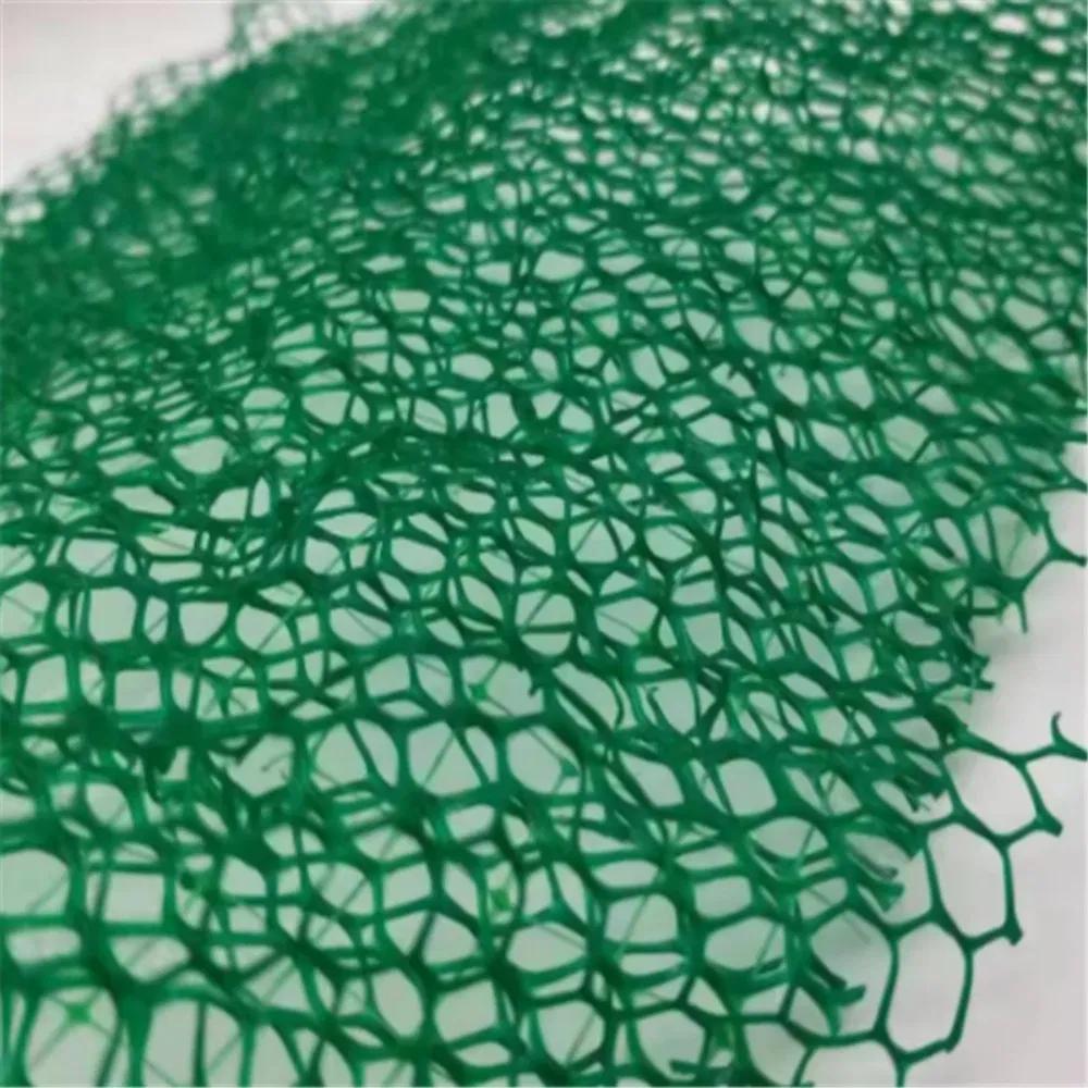 Green/Black 3D Multi-Layer Geomat Vegetation Growth Plastic Geotextile Mat for Land Reclamation Infrastructure Projects
