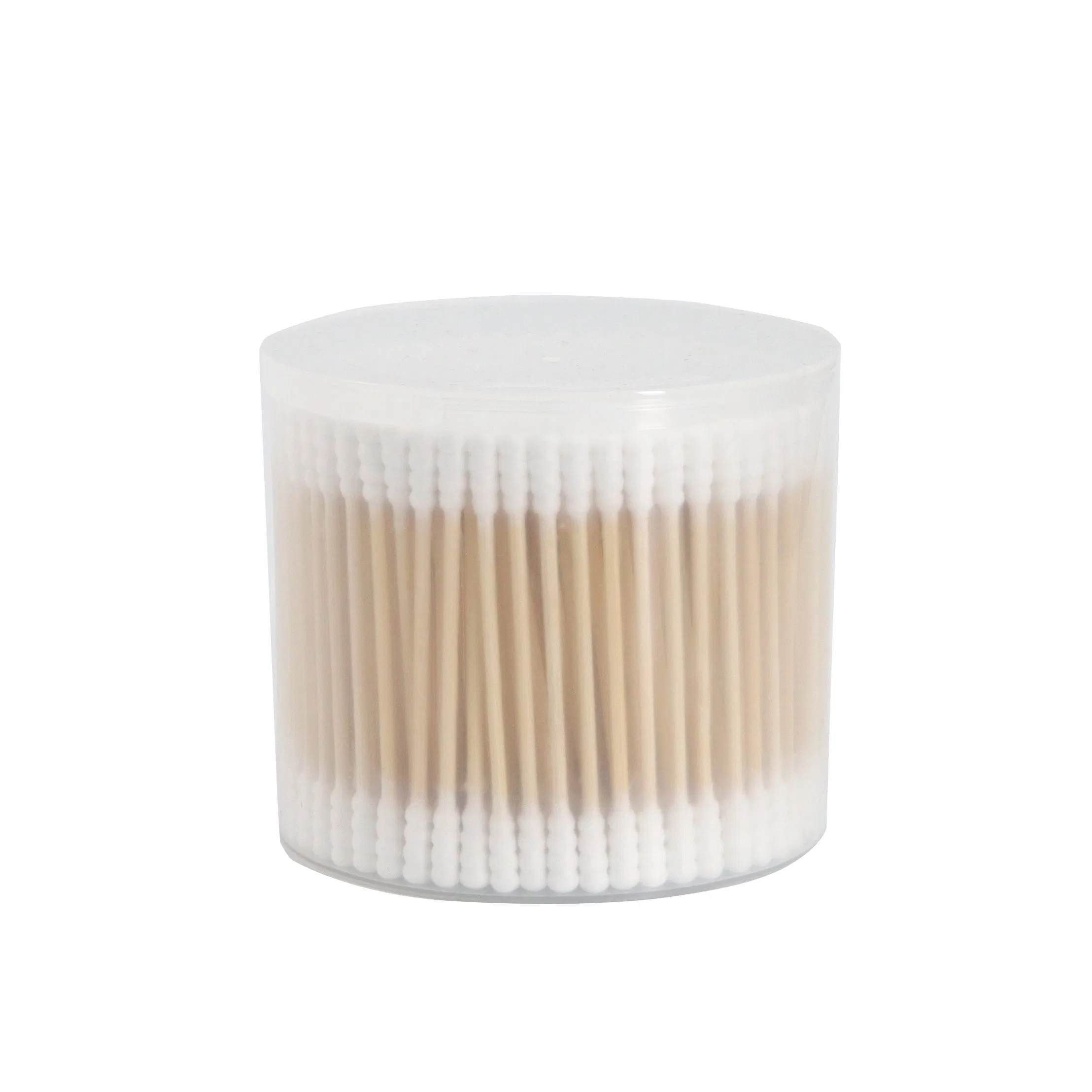 300PCS Environmentally Friendly Bamboo Sticks Cotton Ear Buds Swabs Double Cotton Swabs