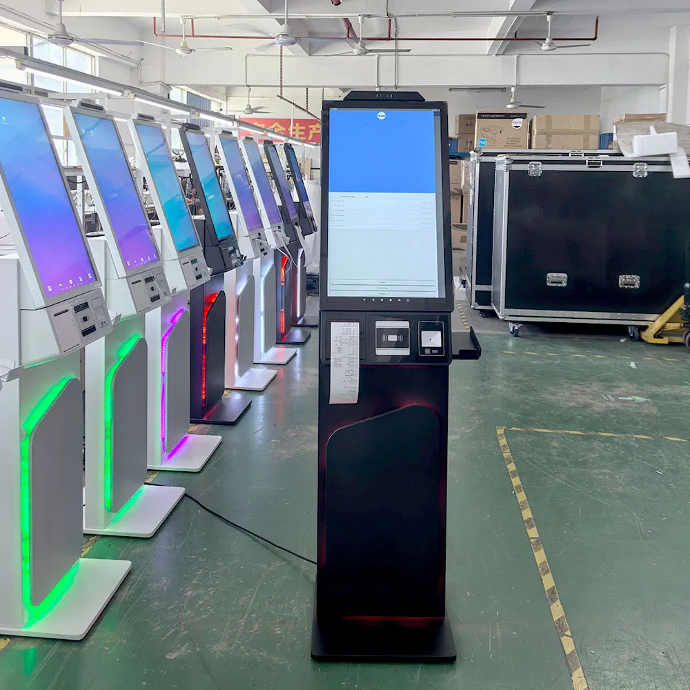 27 Inch Smart Digital Payment Kiosk with Printer Camera and NFC