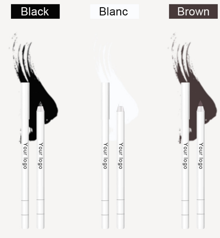 Private Label 6.5g Any Skin Eyeliner Gel Pencil Come with Pencil Sharpener