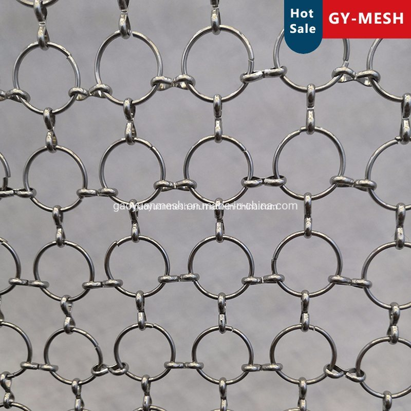 Decorative Wire Mesh/Chain Link Fence/Chain Link Mesh Meta Coil Drapery