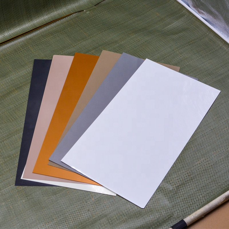 Anti Oil High Glossy Coffee PETG Film for Furniture Panel Decoration