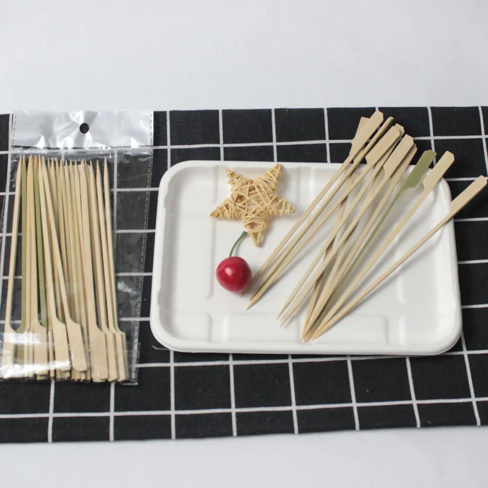 Food-Contacting Grade Eco-Friendly High Quality Natural Bamboo Skewers for BBQ Food