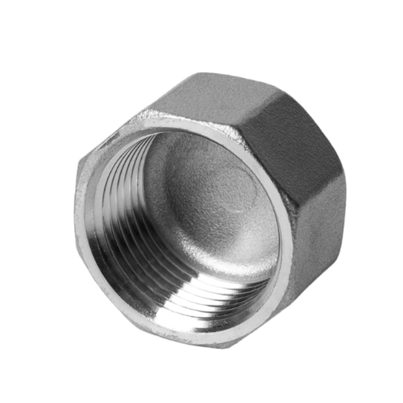 316 Internal Thread Pipe Cap Industrial Grade Corrosion-Resistant Pipeline Sealing Fittings