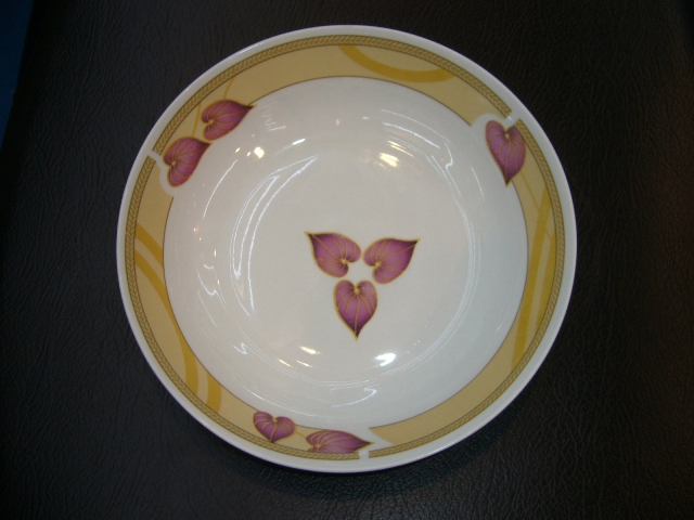 Rice Pasta Fuirt Plate Size 6"-12" Stick Decal Porcelain Ceramic Tableware