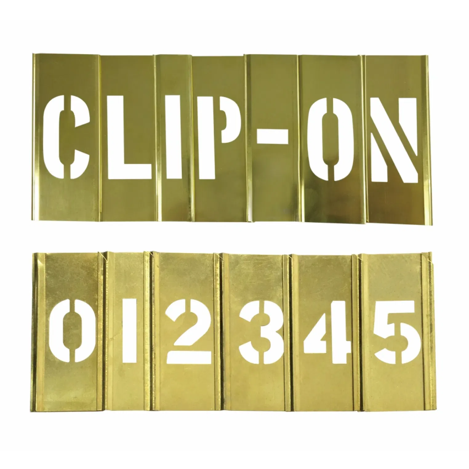 Interlocking Stencils Letter Figure Quality Set