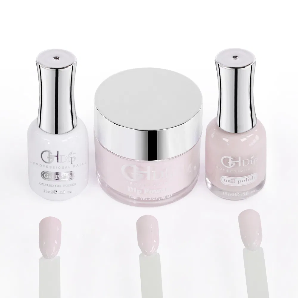 Wholesale 15oz Set 3 in 1 Acrylic Dipping Powder Natural Pink and White