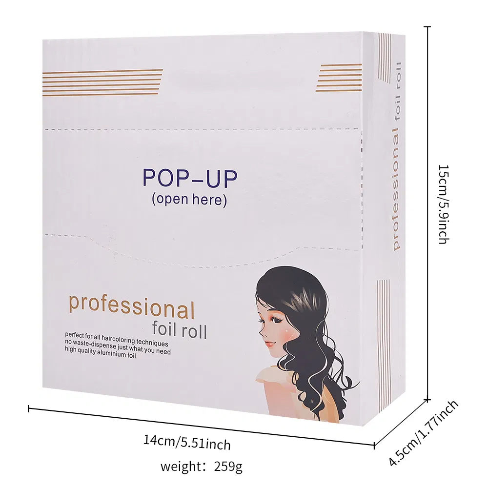 Hair Foil Aluminum Foil Sheets Hair Foils for Highlighting 200 Sheets for Hair Coloring