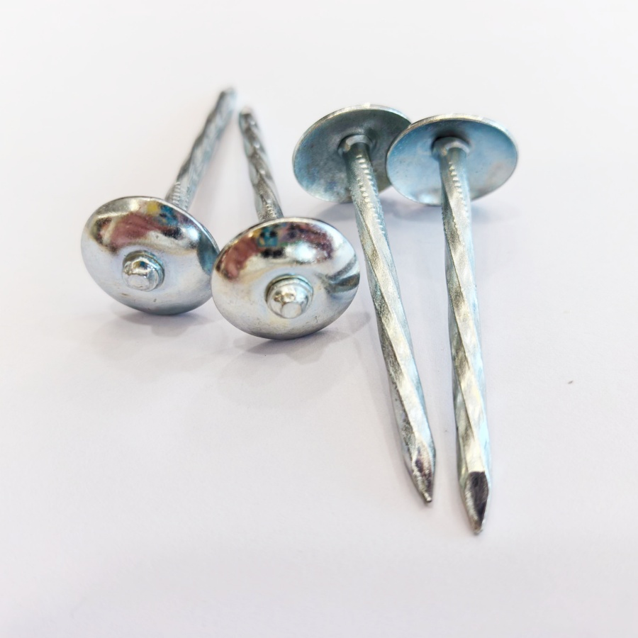 Leak-Proof Shingle Installation Premium Smooth/Twisted Shank Umbrella Head Nail /Concrete Nail /Galvanized Umbrella Head Roofing Nail