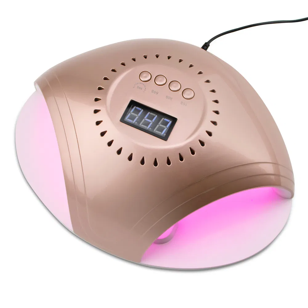 2 in 1 High Power 86W UV Lamp Red Light PRO Cure LED UV Rose Gold Nail Lamp Polish Dryer Gel Acrylic Dryer Lamps