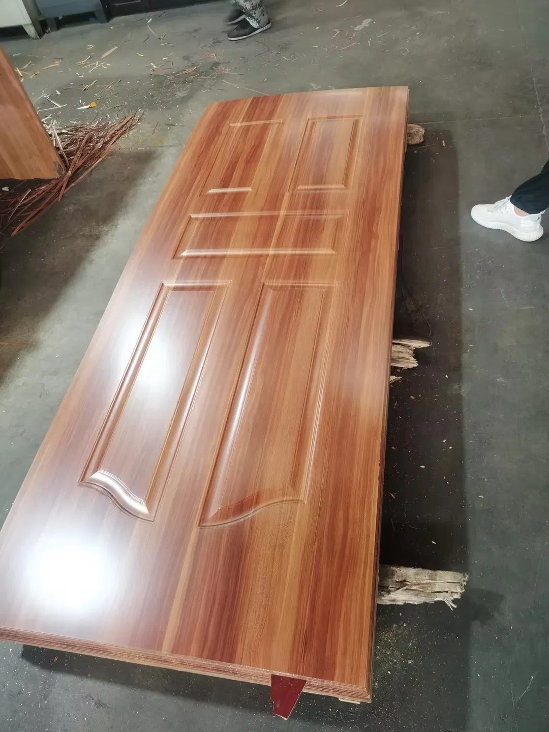 Factory Price Melamine Mould HDF Door Skin for Composite Wood Door