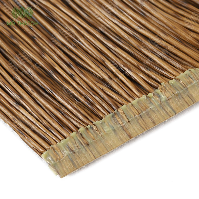 10 Meters Length Flame Resistant African Synthetic Artificial Reed Thatch Roll China Supplier
