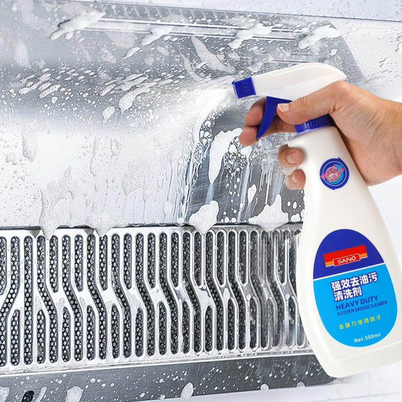 Powerful Kitchen Cleaner for Heavy Oil Stains Sanvo Factory Price Heavy Duty Kitchen Cleaner Spray 500ml