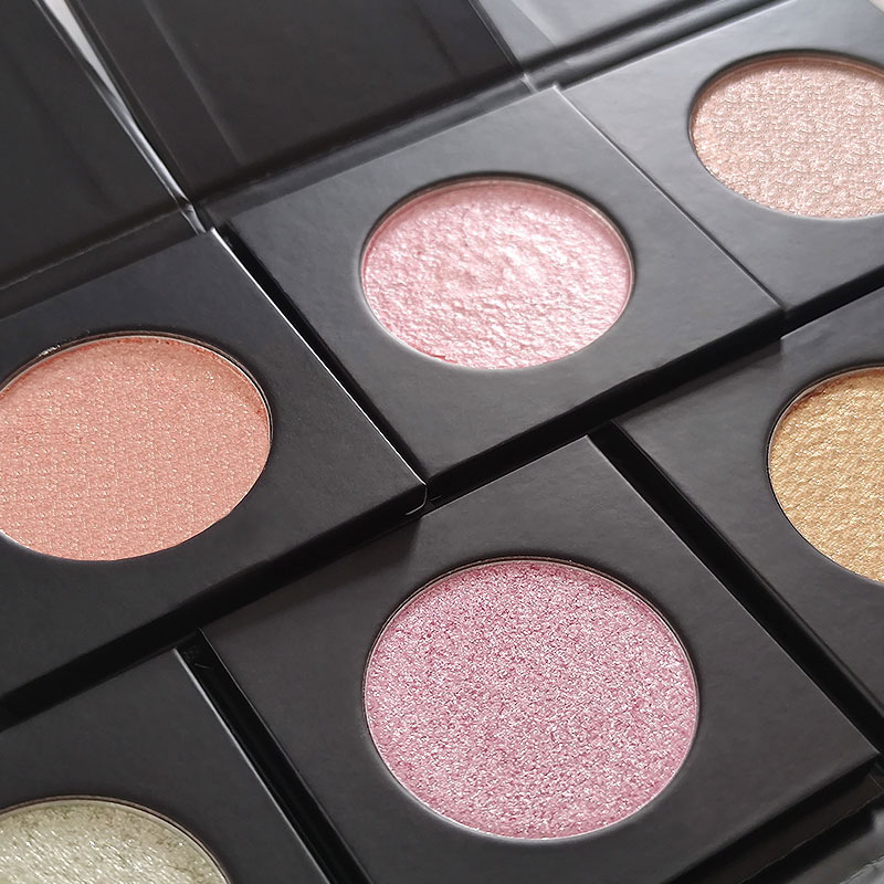 Wholesale Highlighter Makeup Shimmer Loose Bronzer Compacts Pigment Highlighter Palette
