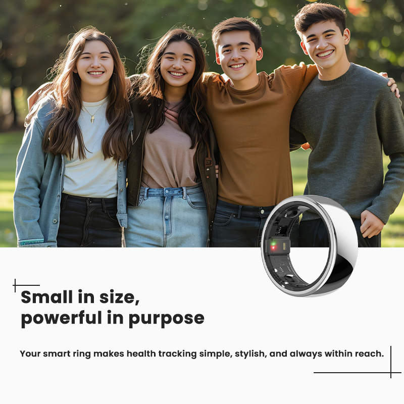 2024 Fitness Gadgets Finger Ring Shocker Bluetooth Sleeping Band Cheap Smart Healthy Ring Smart Gadgets for Baby
