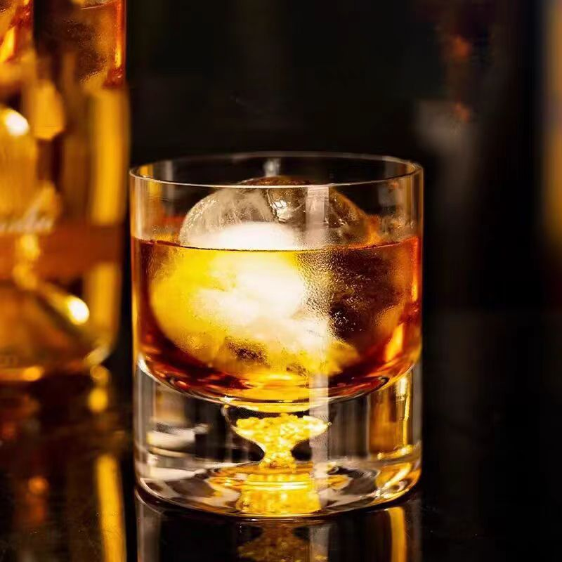 New Design Pure Crystal Whiskey Glass Home Bar Upscale European Style Large Wine Glass