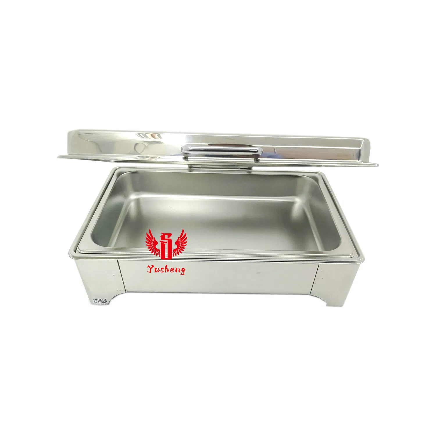 Catering Stainless Steel Short Stand Hydraulic Rectangle Chafing Buffet Dish