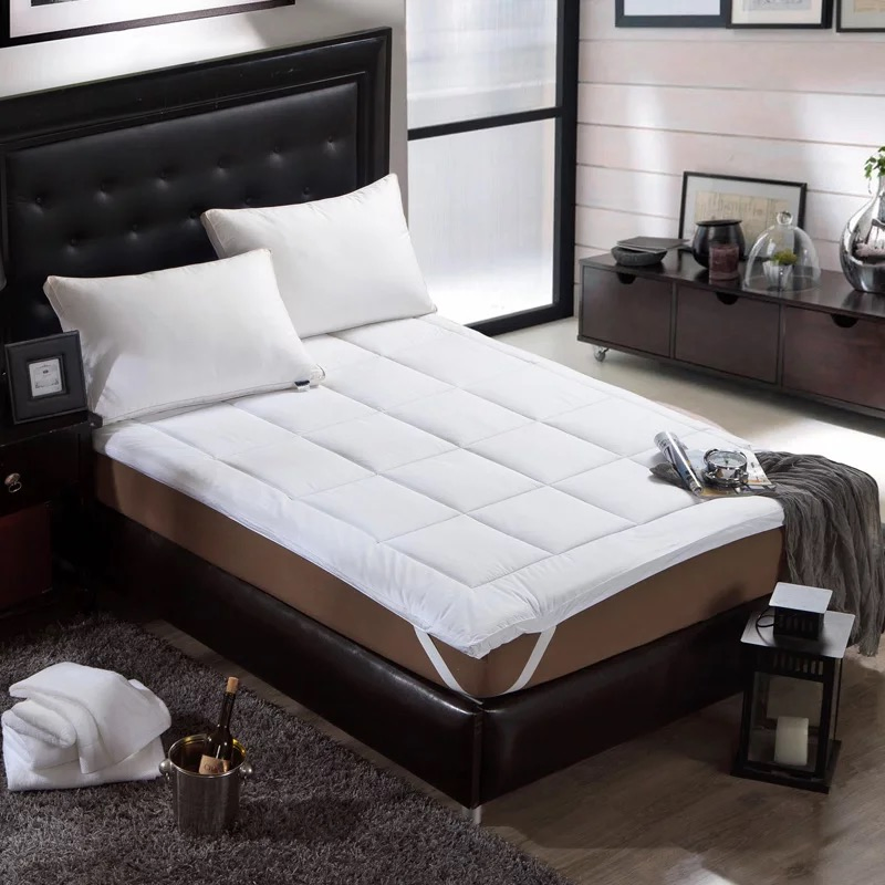 Quilted Waterproof Mattress Pad Cover Protector/ Hollow Fiber Mttress Protector