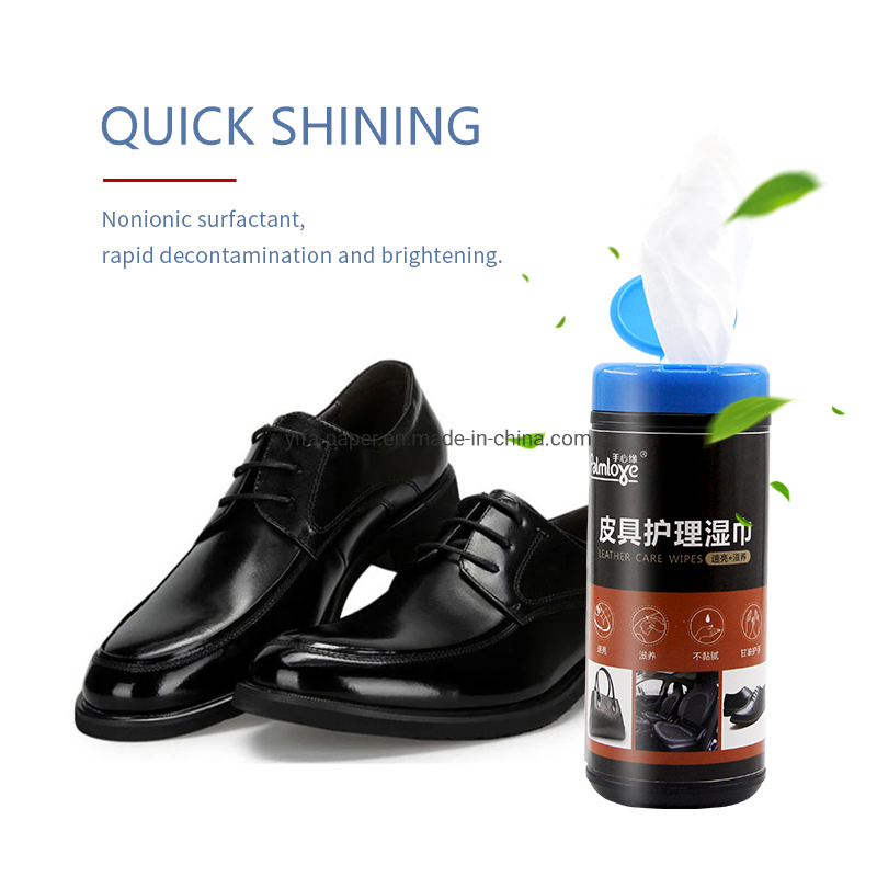 Disposable Leather Cleaning Wet Wipe