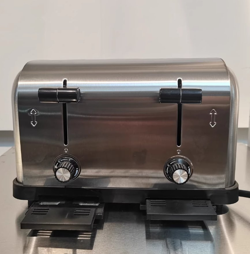 Тостер из нержавеющей стали для вафель и сэндвичей