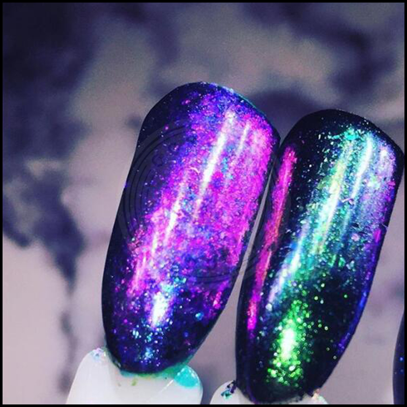 Starry Mystery Chameleon Shinning Flaky Form Nail Polish Glitter
