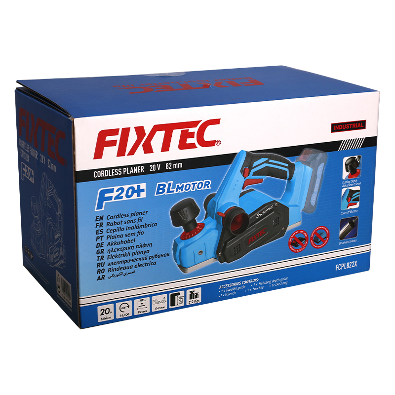 Электрорубанок Fixtec 20V 82мм (3-1/4")