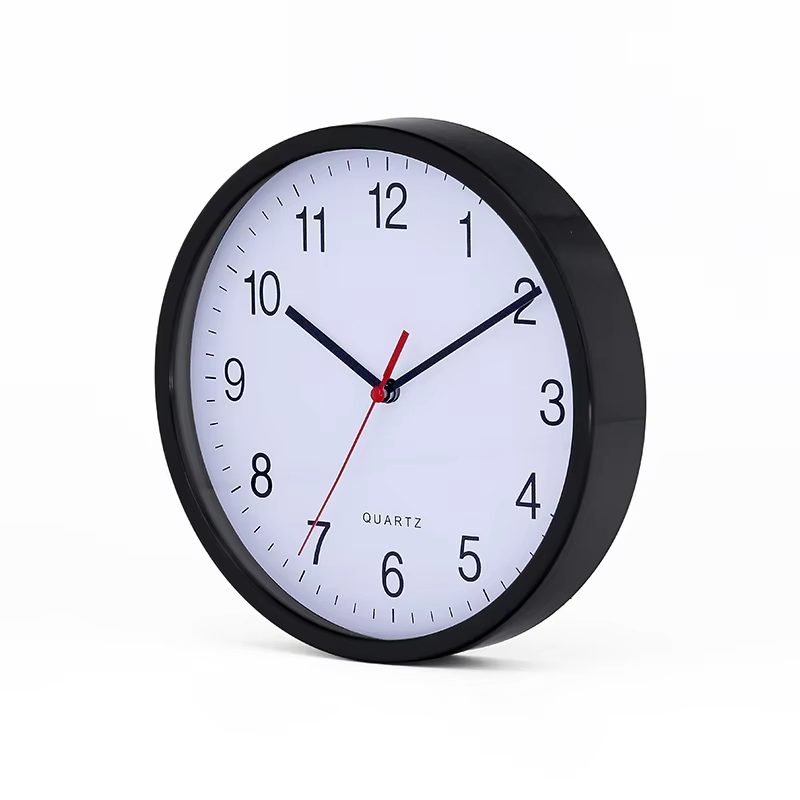 Office Clock Wall Quartz Wall Clock Hot Sell Custom Quartz Battery Operated Gift Round Cheap Plastic Wall Clock Promotional Manufacturers