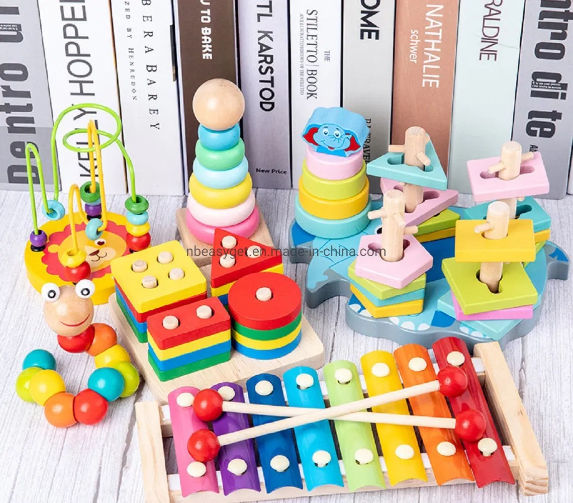 Kids Combo Smart Wooden Toys to Train Dexterity Help Children Increase Fine Motor Skills Ideal Birthday Gift Esg17564