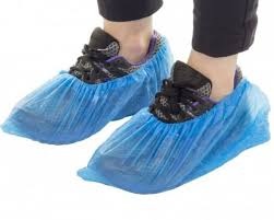 Premium Waterproof PE Shoe Covers for Medical Professionals