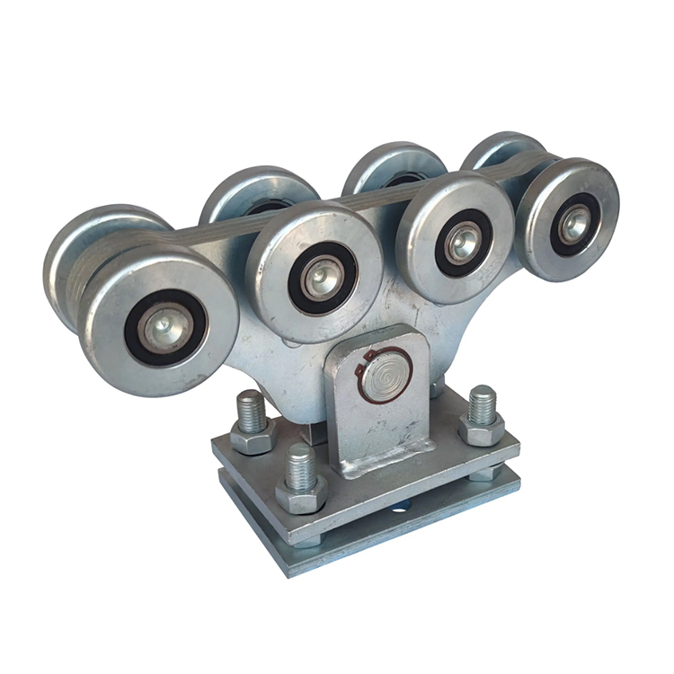 Zinc Plated Large Sliding Cantilever Gate Wheel Carriage