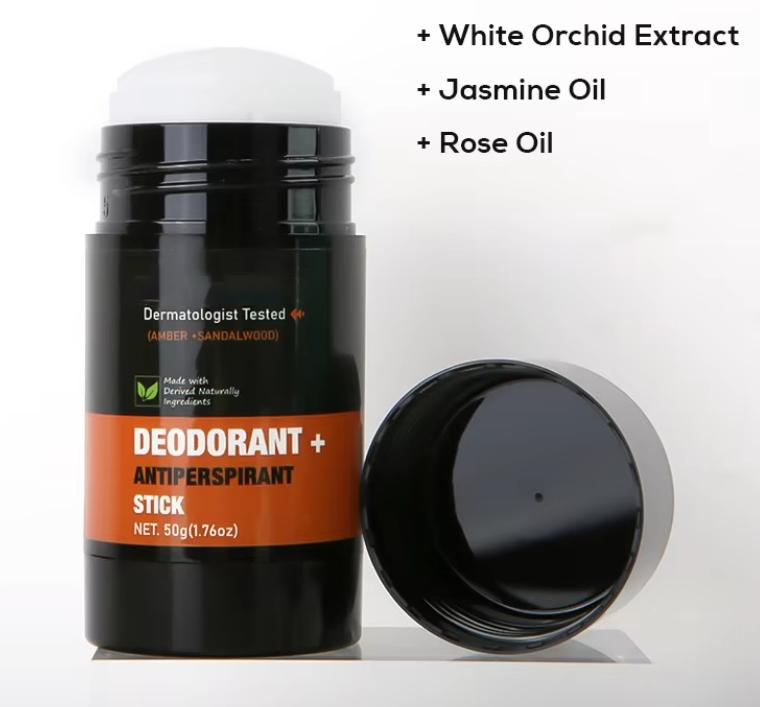Deodorant Stick for Men and Women Aluminum Free with Baking 40g Soda Arrowroot Powder Long Lasting Odor Protection OEM Service