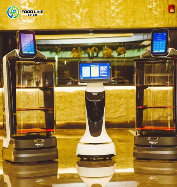 Programmable Route Planning Hospital Meal Serving Delivery Robot