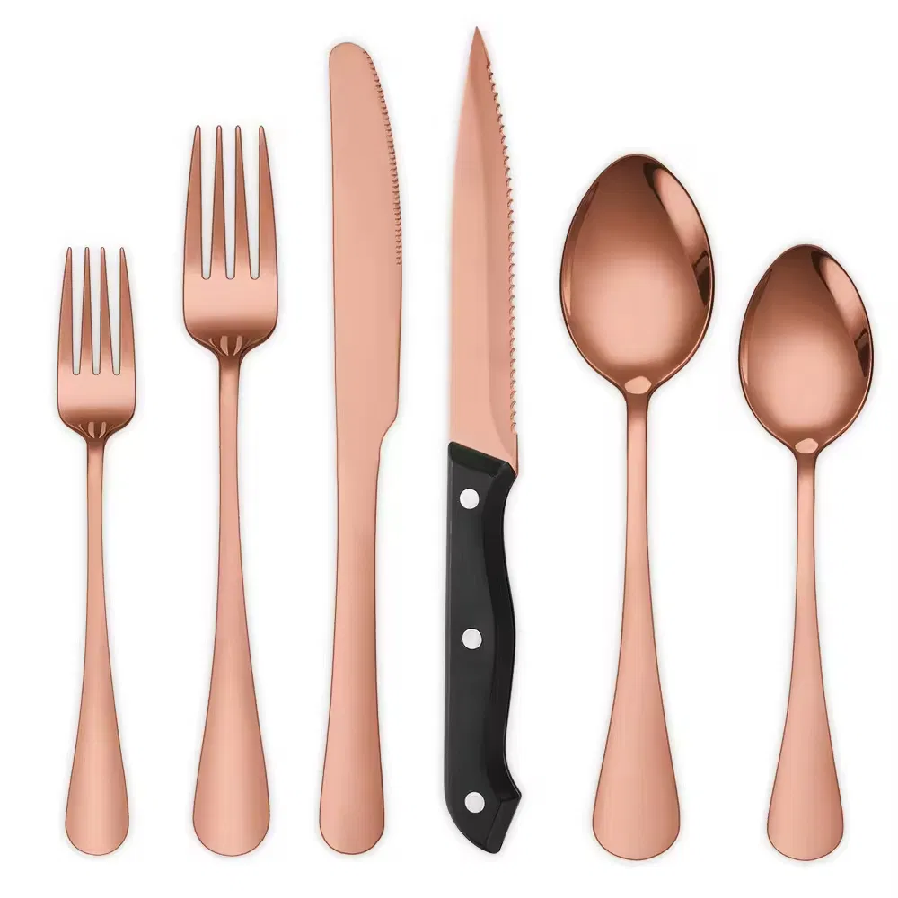 Wholesale 6PCS Kitchen Tool Silver Flatware Kitchen Utensils Stainless Steel Kitchenware Set