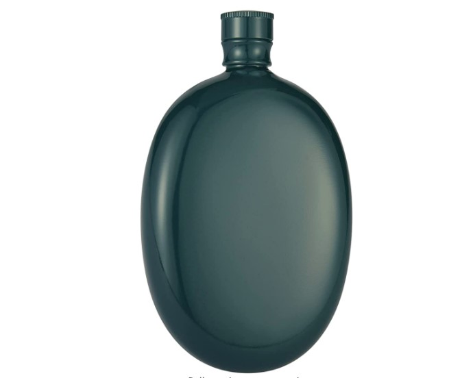 Custom 6oz Black Hip Flask Stainless Steel Liquor Whiskey Alcohol Flask for Balmenach Edrington