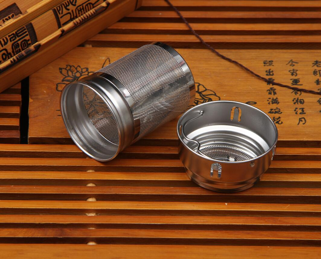 Термостакан двойной стенки с бамбуковой крышкой, 550 мл