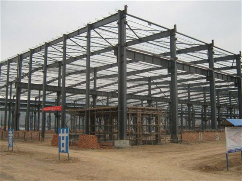 New Design Prefab/Prefabricated Low Price Light Weight Metal Frame Steel Structure Frame Workshop Building