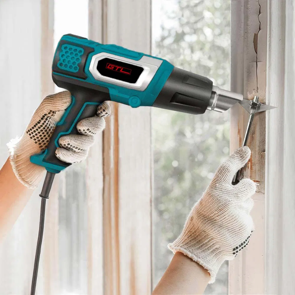 2000W Heavy Duty Digital Heat Gun Hot Air Gun with Over Heating Protection (HG020)