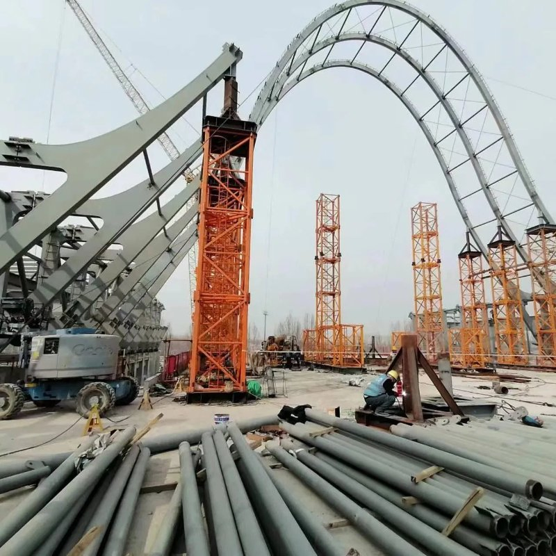 Engineered Framing Prefab Large Span Cheap Galvanized Sandwich Panel Peb Steel Structure