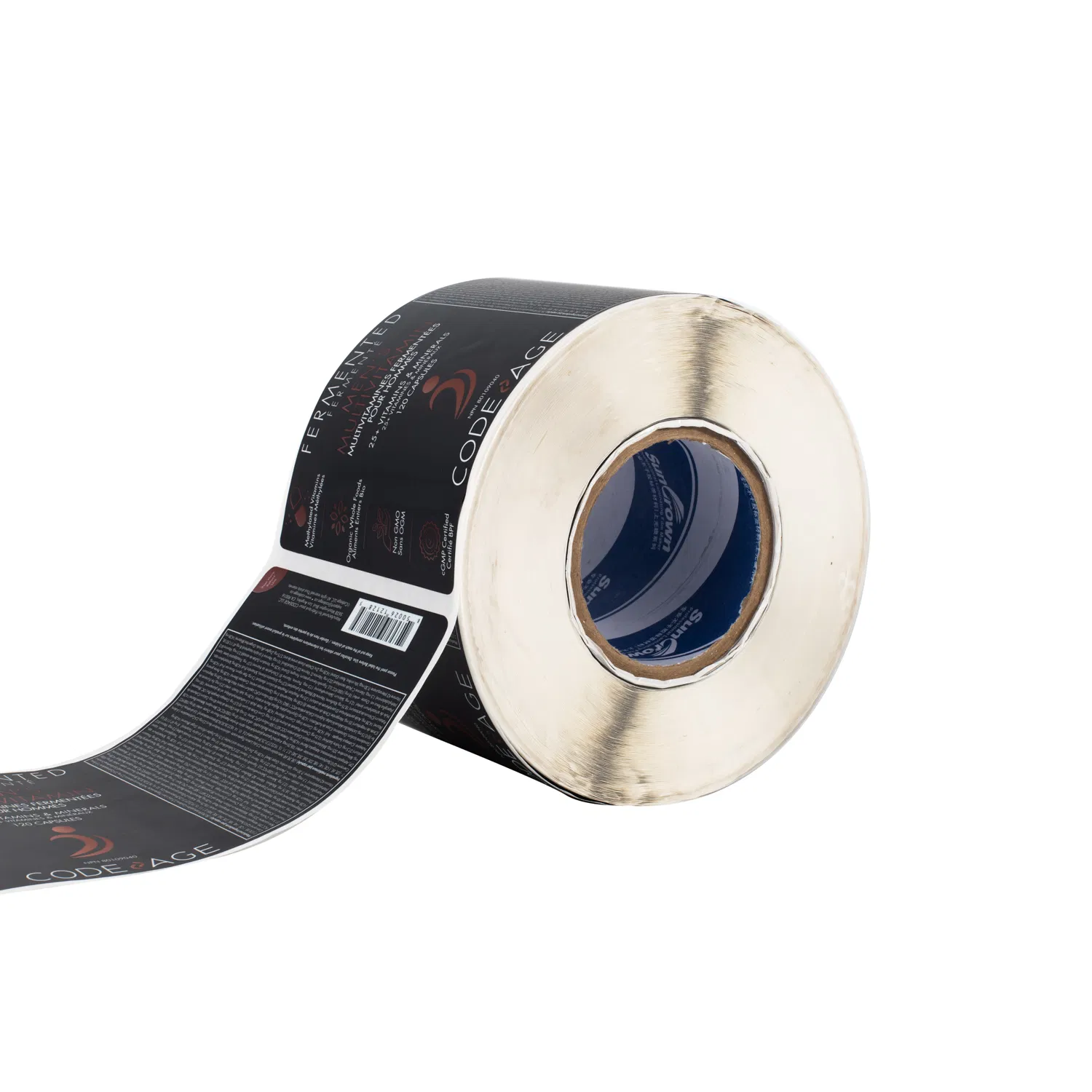 OEM Printing BOPP/PE/Po/PP/PVC/Pet/Vinyl/Silver/Pearlescent Film/Synthetic Paper Colorful Roll Self Adhesive Label with Matt Finish