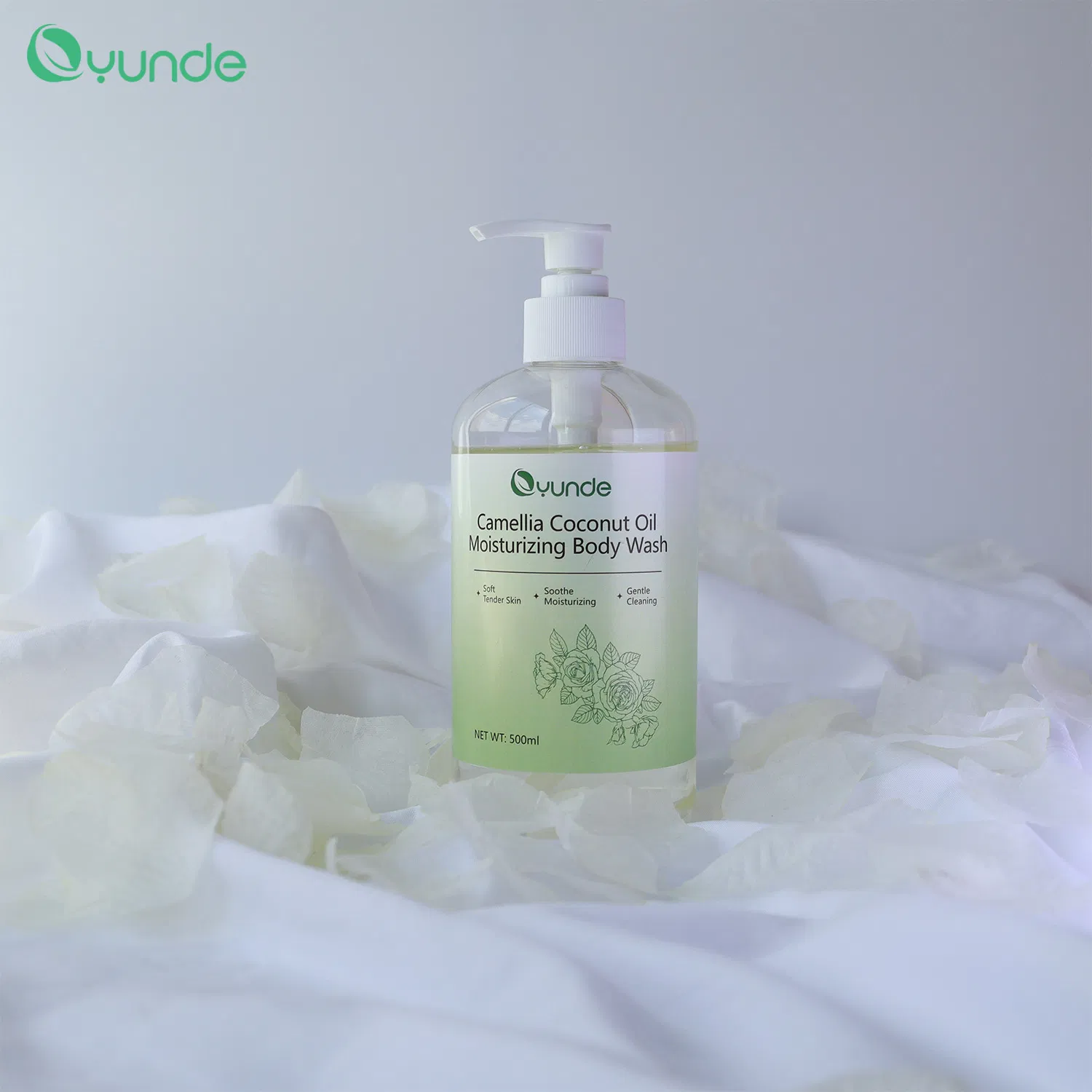 Wholesale OEM ODM Sooth Moisturizing Coconut Oil Shower Gel