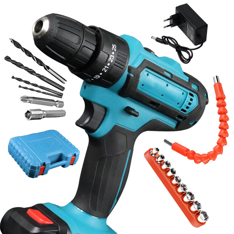 Аккумуляторный шуруповерт Yara с набором бит